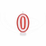 Číslová sviečka "0" 75 mm [1 ks]