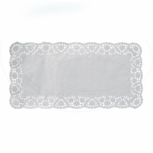 Dekoračné krajky hranaté 30 x 40 cm [100 ks]