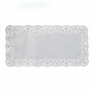 Dekoračné krajky hranaté 36 x 46 cm [100 ks]