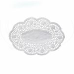 Dekoračné krajky oválne 32 x 22 cm [100 ks]