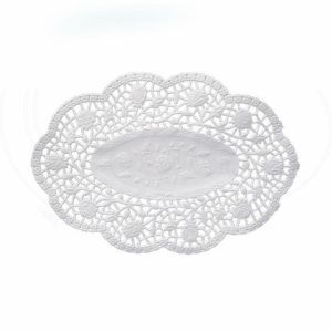 Dekoračné krajky oválne 36 x 28 cm [100 ks]