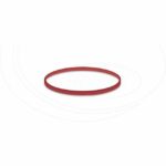 Gumičky červené slabé (1 mm