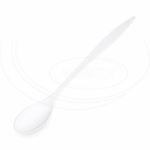 Koktejlová lyžička biela 21 cm [100 ks]
