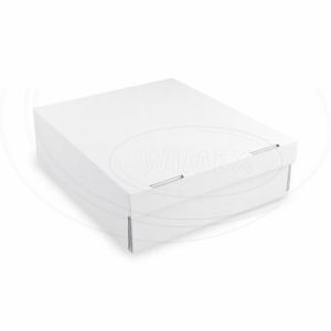 Krabica na tortu z vlnitej lepenky 28 x 28 x 10 cm [100 ks]