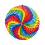 Lampión okrúhly DÚHA Ø 34 cm [1 ks]