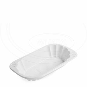 Miska oválna biela (PS) 250 ml [100 ks]