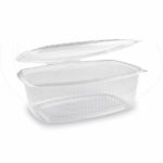 Miska oválna priehľadná s viečkom 2000 ml (PP) [25 ks]