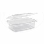 Miska oválna priehľadná s viečkom 750 ml (PP) [50 ks]
