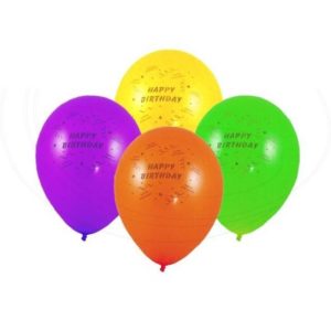 Nafukovacie balóniky "Happy Birthday" "M" [100 ks]