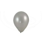Nafukovacie balóniky strieborne "M" [100 ks]
