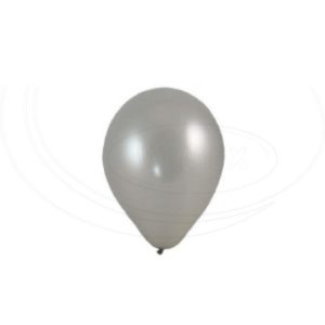 Nafukovacie balóniky strieborne "M" [100 ks]