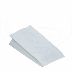 Pap. vrecká nepremastiteľné biele 13+8 x 28 cm [100 ks]