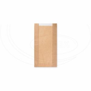 Pap. vrecká s okienkom - pečivo malé (15+6x29cm
