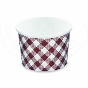 Papierová miska okrúhla KARO 500 ml