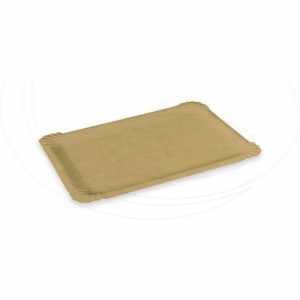 Papierová tácka hnedá 13 x 20 cm [250 ks]