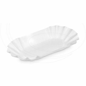 Papierové misky oválne 12