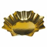 Papierové taniere HVIEZDA Ø 28 cm zlaté [2 ks]