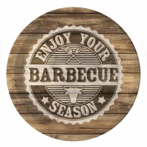 Papierové taniere Ø 23 cm BARBECUE SEASON [10 ks]