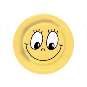 Papierové taniere Ø 23 cm SMILING FACE [10 ks]