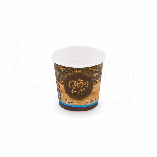 Papierový pohár "Coffee to go" 110 ml