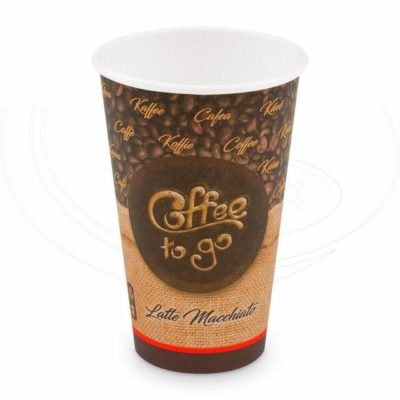 Papierový pohár "Coffee to go" 510 ml