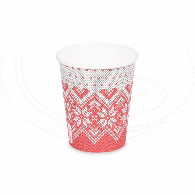 Papierový pohár "Zimné obdobie" 280 ml