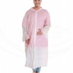 Plášť pre návštevy / Pláštenka s kapucou (PE) [10 ks]