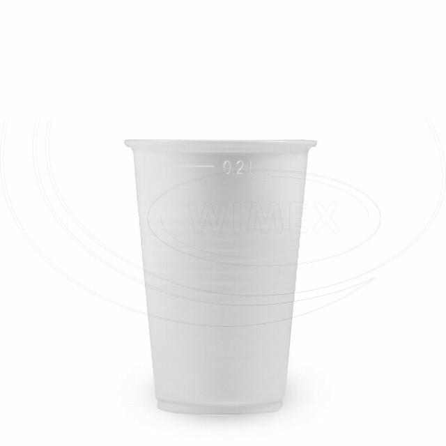 Pohár biely 0