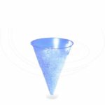 Pohár BLUE CONE 115 ml -PP- (Ø 70 mm) [1000 ks]