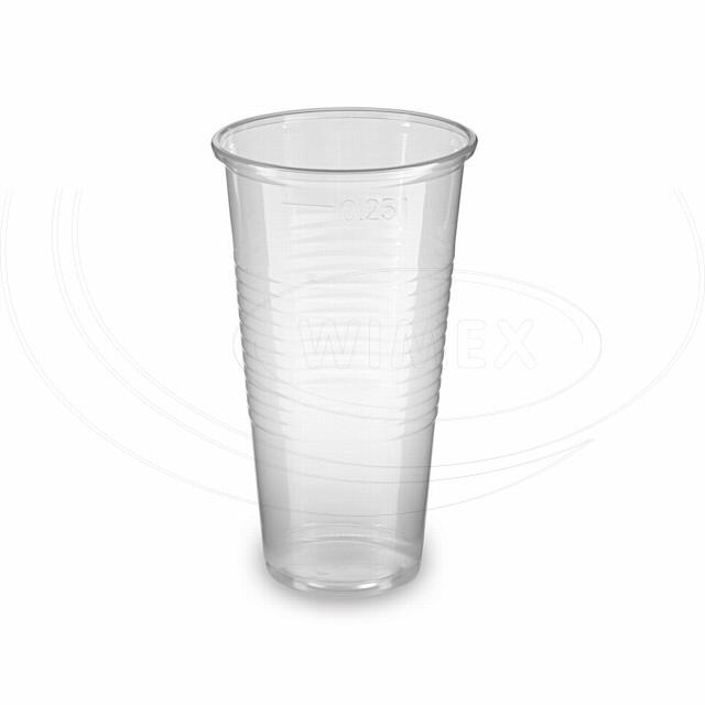 Pohár priehľadný 0