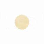 Rozetky PREMIUM Ø 9 cm béžové [40 ks]