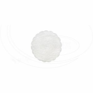 Rozetky PREMIUM Ø 9 cm biele [500 ks]