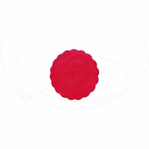 Rozetky PREMIUM Ø 9 cm červené [40 ks]
