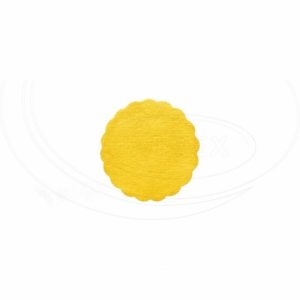Rozetky PREMIUM Ø 9 cm žlté [40 ks]