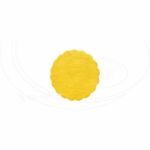 Rozetky PREMIUM Ø 9 cm žlté [500 ks]