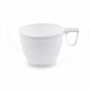 Šálka biela s uškom 0