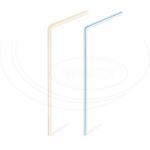 Slamky flexibilné pruhované 24 cm