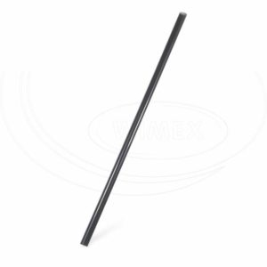 Slamky JUMBO čierne (PLA) -BIO- 25 cm