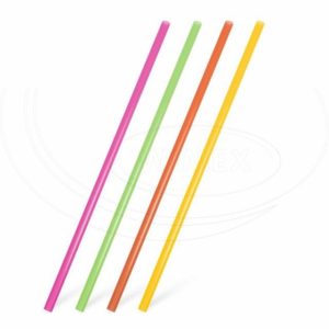 Slamky JUMBO neón 25 cm