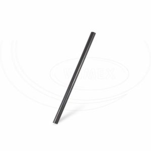 Slamky koktejlové JUMBO čierne (PLA) -BIO- 15 cm