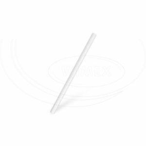 Slamky papierové JUMBO biele 15 cm