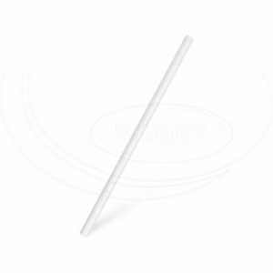 Slamky papierové JUMBO biele 20 cm