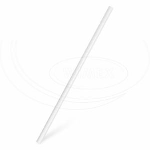 Slamky papierové JUMBO biele 25 cm