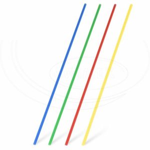 Slamky rovné farebné mix 27 cm