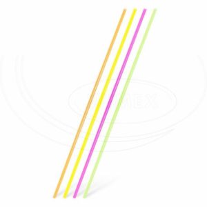 Slamky rovné XXL neón 100 cm