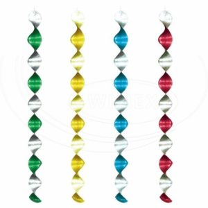 Špirály lesklé 60 cm (Ø 7