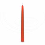 Sviečka kónická 245 mm červená [10 ks]