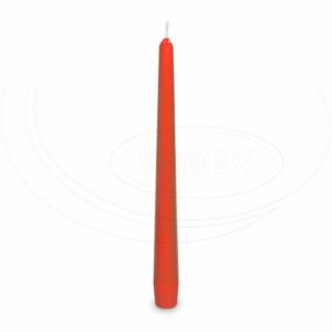Sviečka kónická 245 mm červená [10 ks]