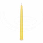 Sviečka kónická 245 mm žlta [10 ks]