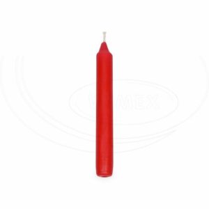 Sviečka rovná 170 mm červená [20 ks]